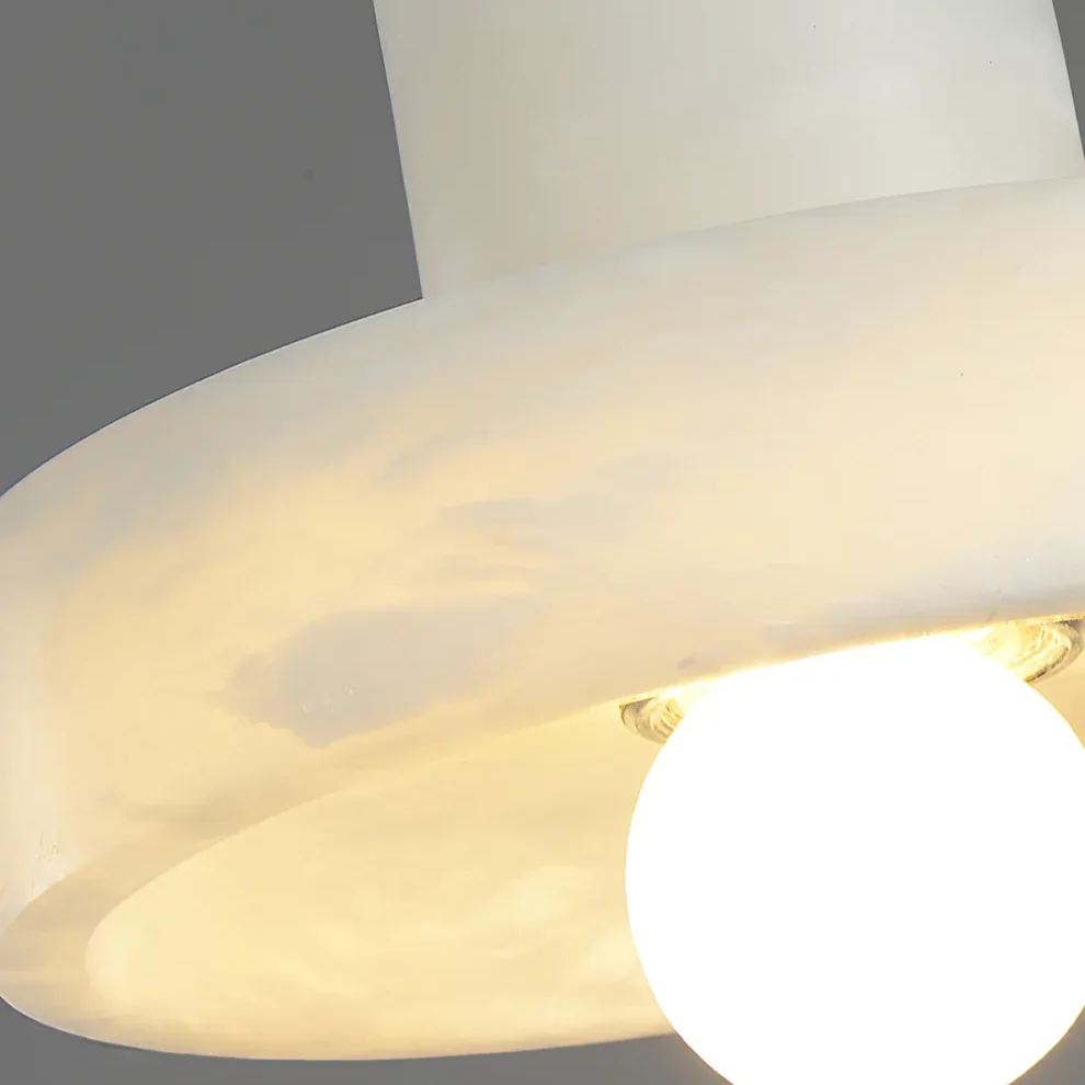 Ozawa Modern Round Rasin Pendant Light Bedroom Dining Room