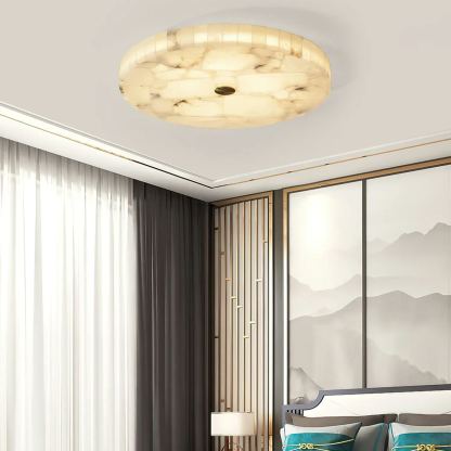Byers Modern Minimalism LED Round Ceiling Lamp Metal  Resin Bedroom  Dining Room