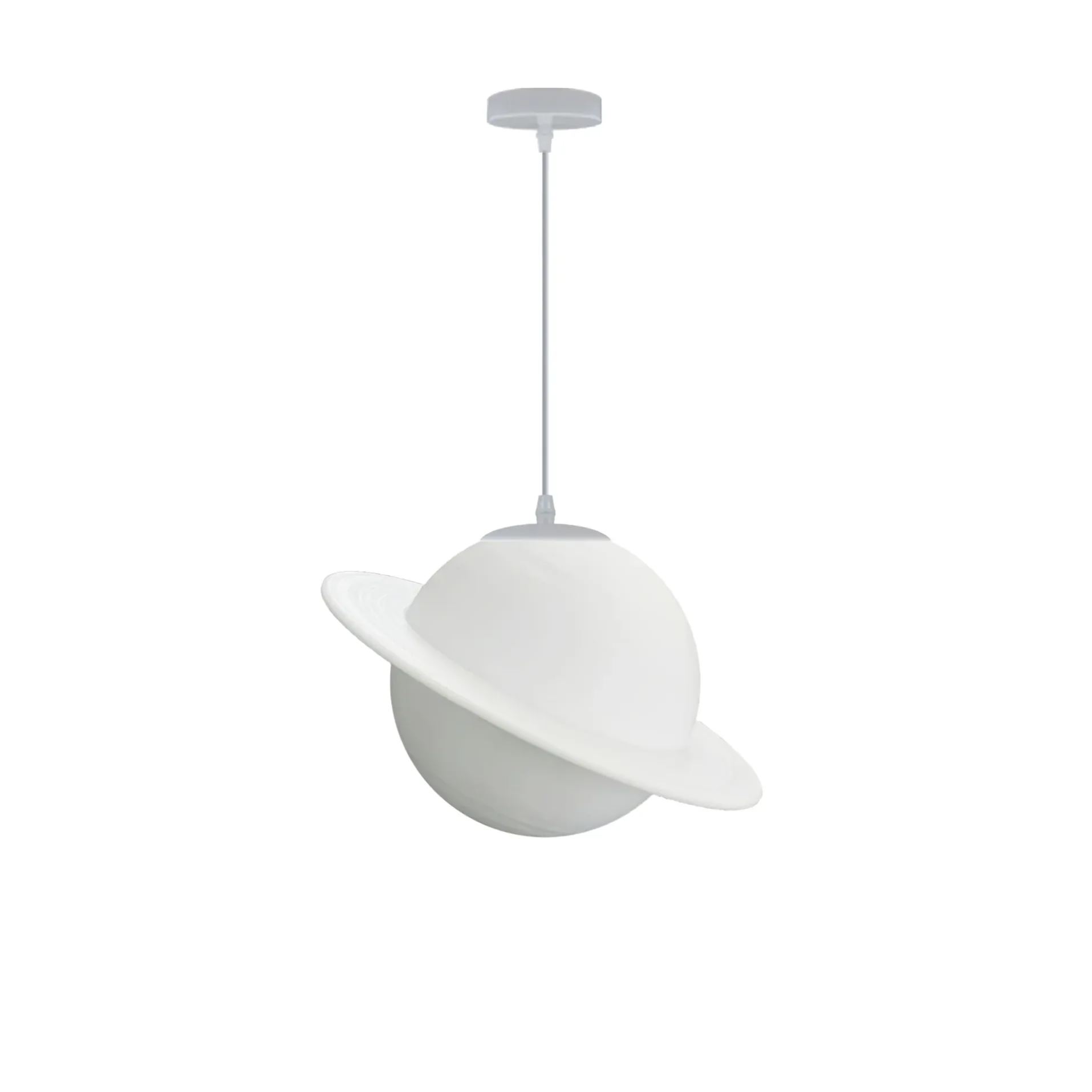 Hailie Modern Jupiter Round Pendant Light Shades Bedroom