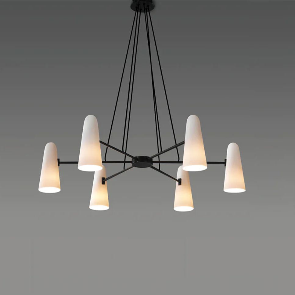 Alessio Minimalism Metal Glass Pendant Light Dining Room Bedroom