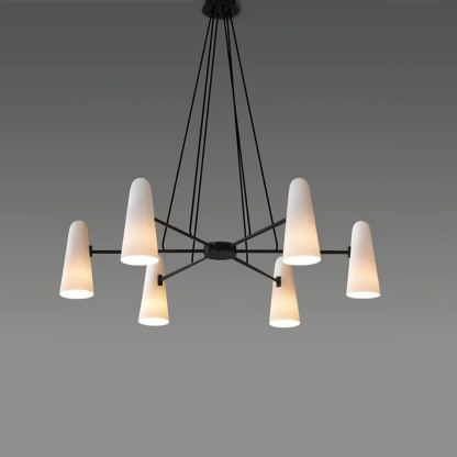 Alessio Minimalism Metal Glass Pendant Light Dining Room Bedroom