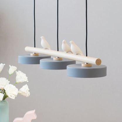 Morandi Modern Metal Wood Resin Acrylic Pendant Light Dining Room Bedroom