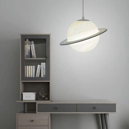 Hailie Modern Jupiter Round Pendant Light Shades Bedroom