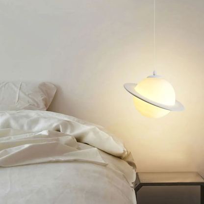 Hailie Modern Jupiter Round Pendant Light Shades Bedroom