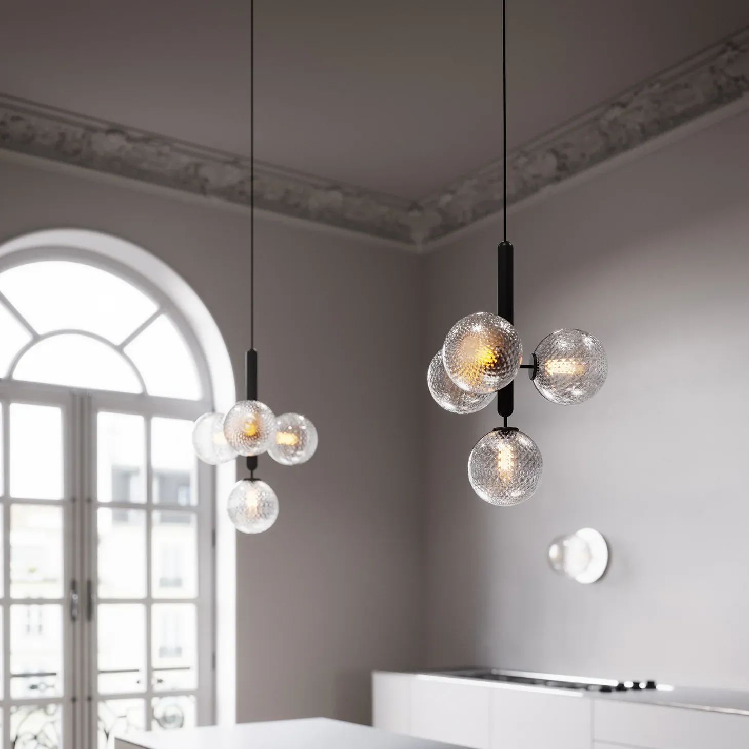 Hailie Minimalism Oval Nordic Modern Pendant Light Bedroom Living Room