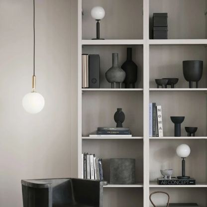 Hailie Minimalism Oval Nordic Modern Pendant Light Bedroom Living Room