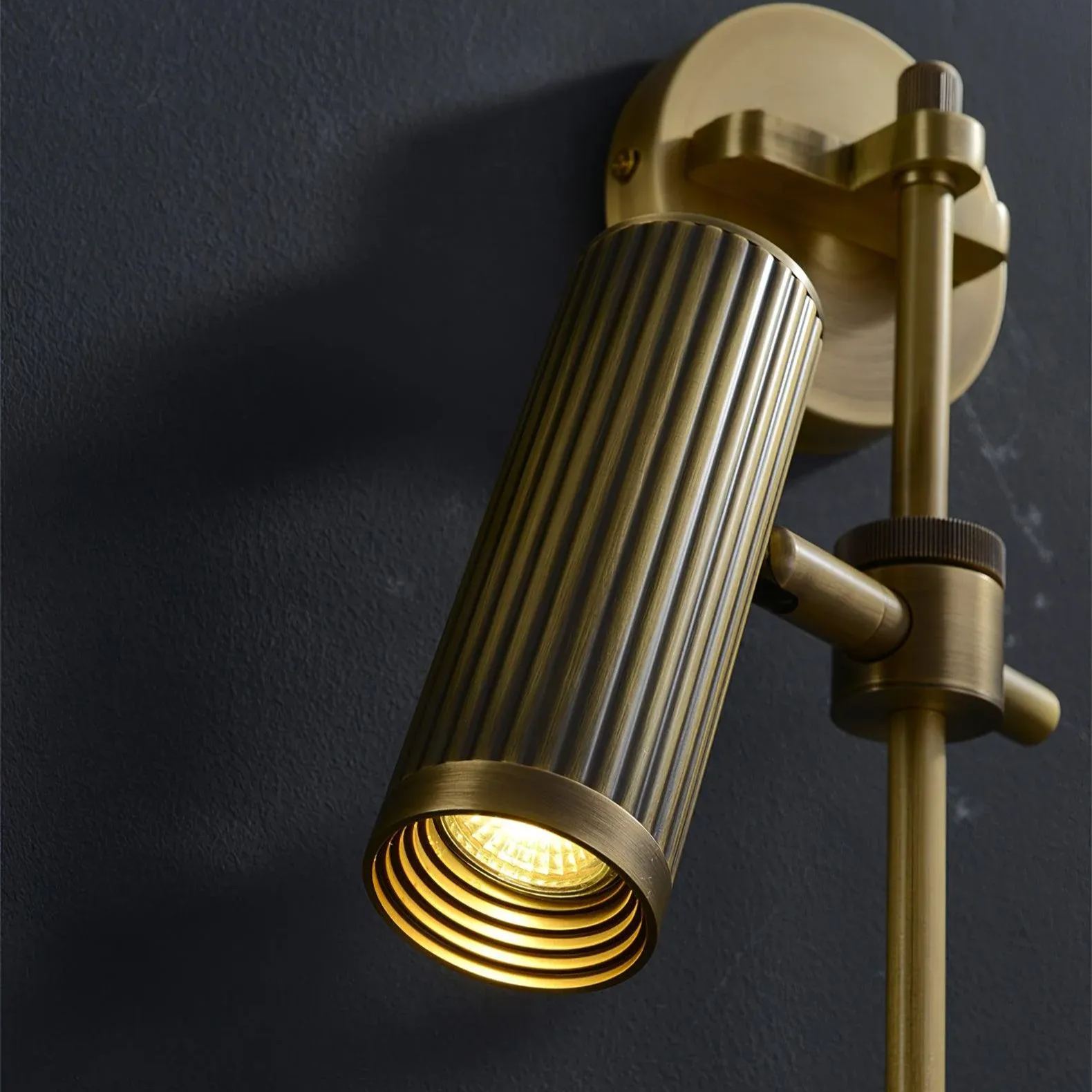 Edge Modern Industrial Metal Wall Light Bedroom Living Room
