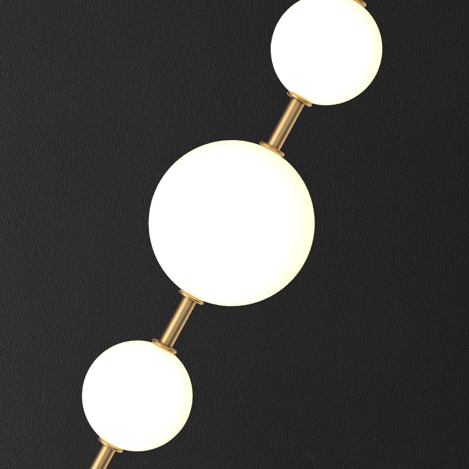 Edge Minimalism Metal Glass Plastic Wall Lamp Bedroom Living Room