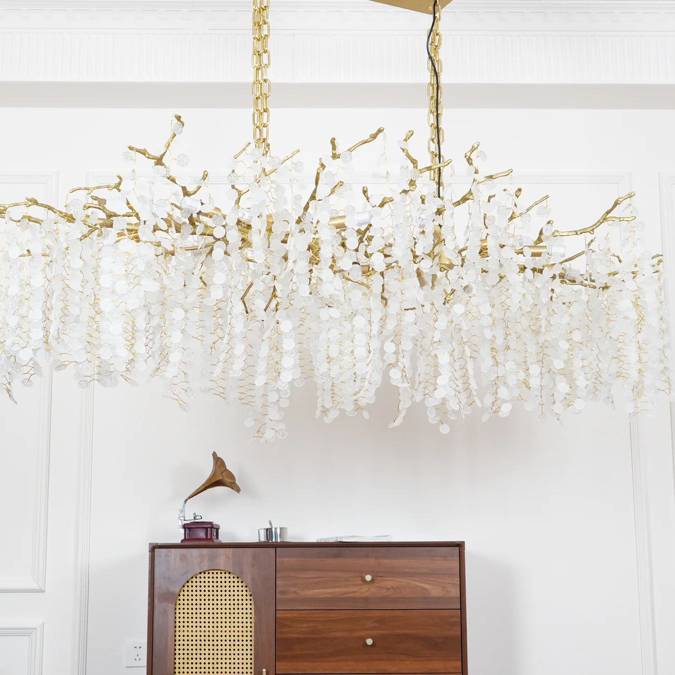 Marilyn Unusual Metal Glass Pendant Light Bedroom Living Room