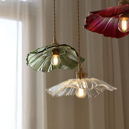 Carins Modern Bloem Glas Hangend Hanglampen Eetkamer