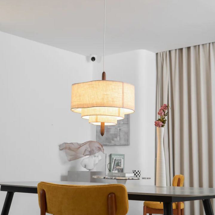 Renée Modern Kiezelsteen Stof Hanglampen Slaapkamer Eetkamer