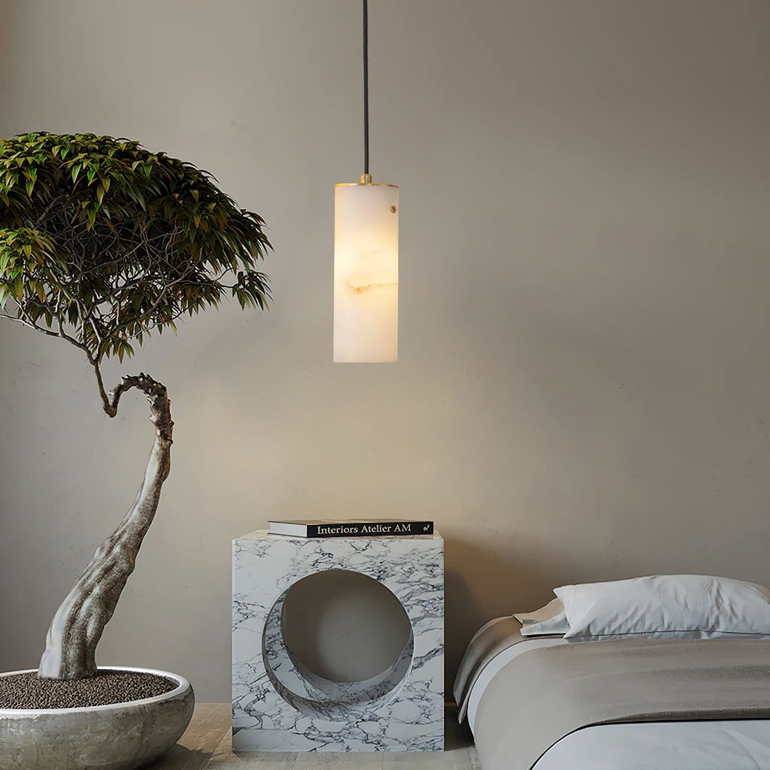 Ozawa Modern Vertical Pendant Light Metal Indoor