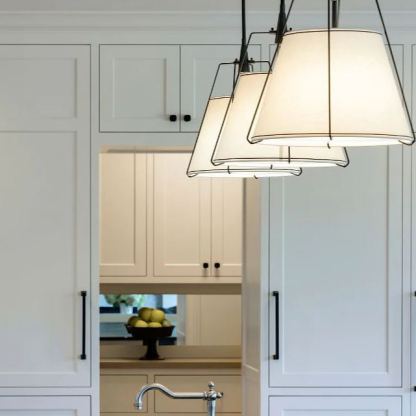Alessio Vintage Special Metal Fabric Pendant Light Shades Dining Room