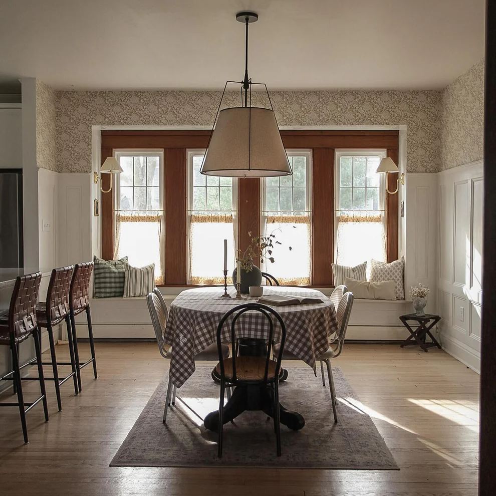 Alessio Vintage Special Metal Fabric Pendant Light Shades Dining Room