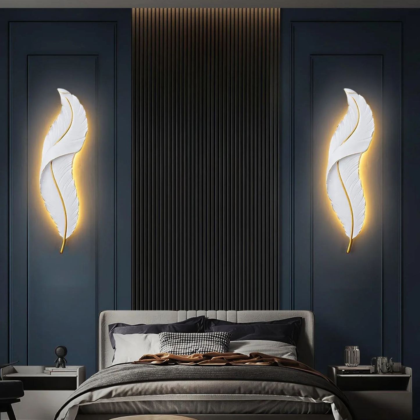 Ozawa Natuurlijke LED Hars Wandlamp Eetkamer Slaapkamer