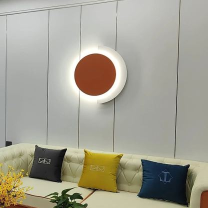 Edge Minimalisme Ronde Acryl Metaal Wandlamp Eetkamer Slaapkamer