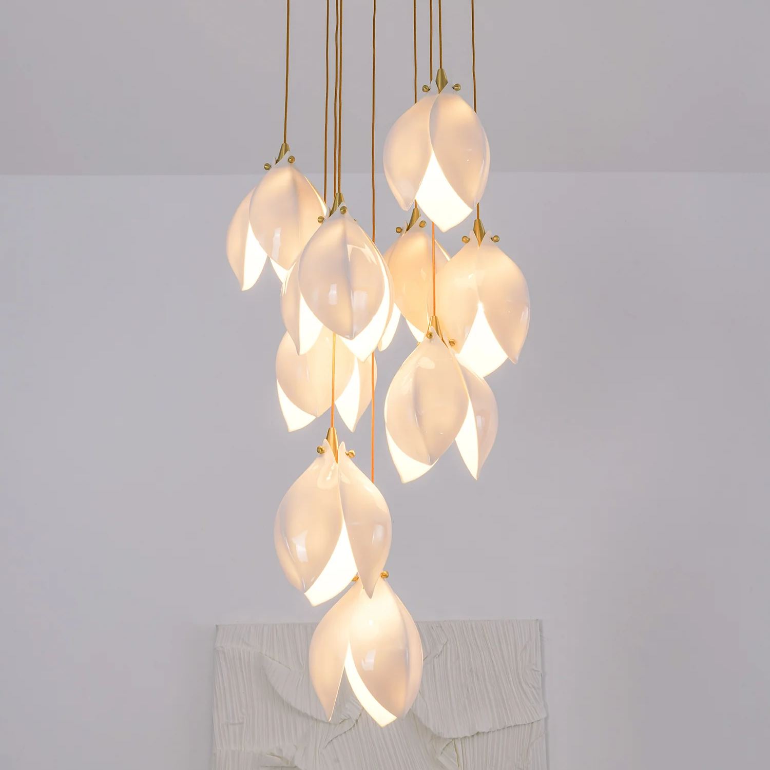 Carins Modern Unusual Ceramic Pendant Light Living Room Hallway