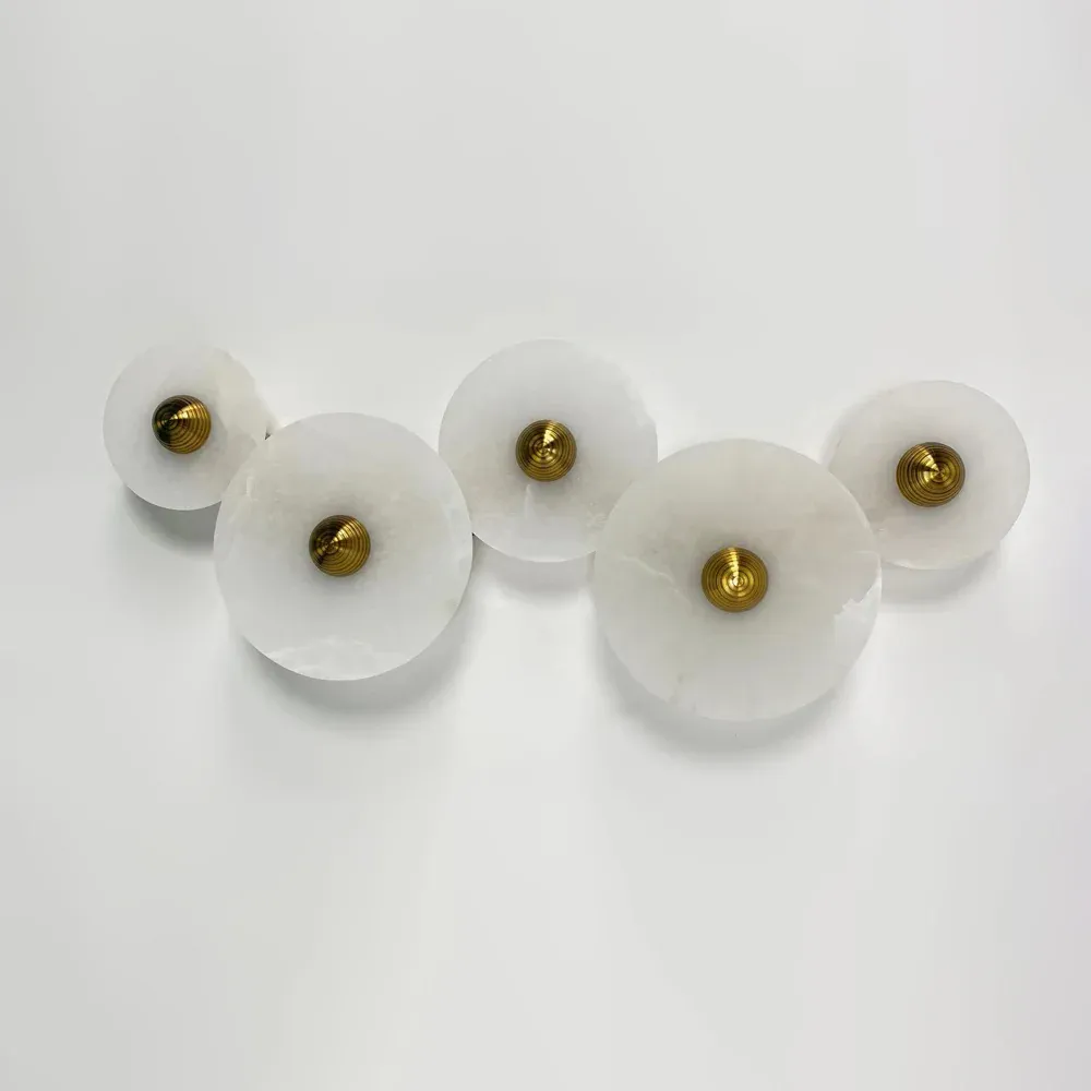 Byers Modern Metal  Resin Wall Lamp Dining Room Bedroom