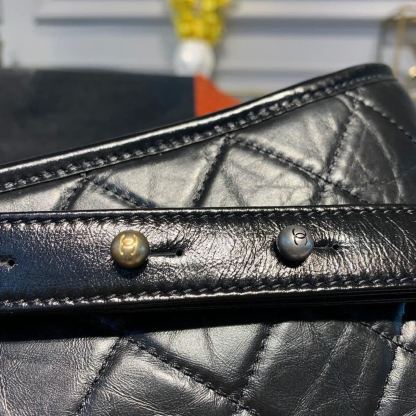 ChanelGabrielle Hobo Handbag Black For Women, Women&#8217;s Bags, Shoulder And Crossbody Bags 7.8in/20cm AS1582 B03936 94305