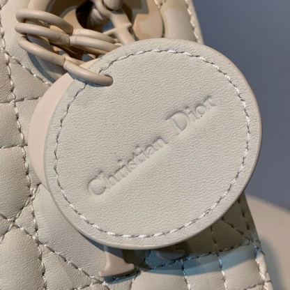 DI Mini Lady Bag Ivory For Women 6.5in/17cm CD M0505SLOI