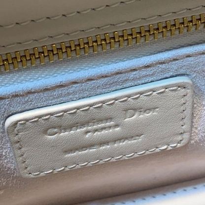 DI Mini Lady Bag Ivory For Women 6.5in/17cm CD M0505SLOI