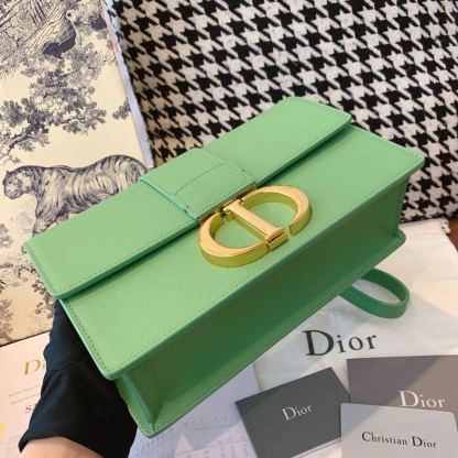 DI 30 Montaigne Chained Bag Deep Mint Green Box For Women 24cm/9in CD
