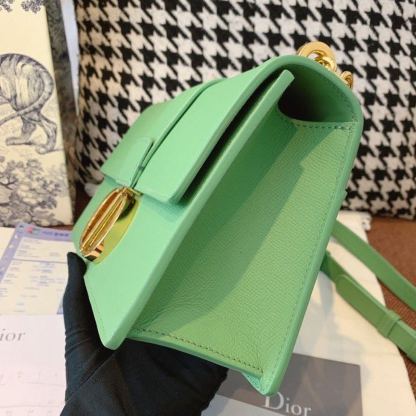 DI 30 Montaigne Chained Bag Deep Mint Green Box For Women 24cm/9in CD