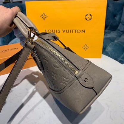 LV Neo Alma BB Monogram Empreinte Galet Grey For Women,  Shoulder And Crossbody Bags 9.8in/25cm LV