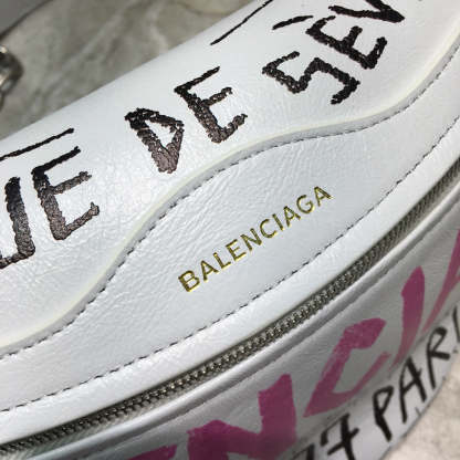 Balen Souvenir XS Belt Bag In White, For Women,  Bags 9.5in/24cm