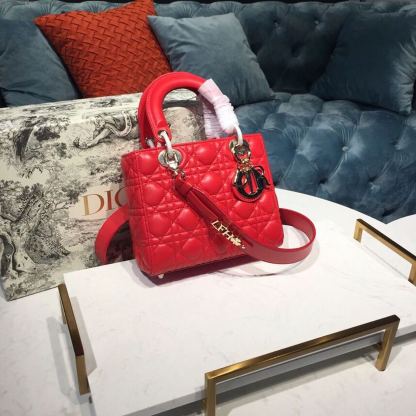 DI Small Lady My ABCBag Dusty Red Cannage For Women 20cm/8in CD