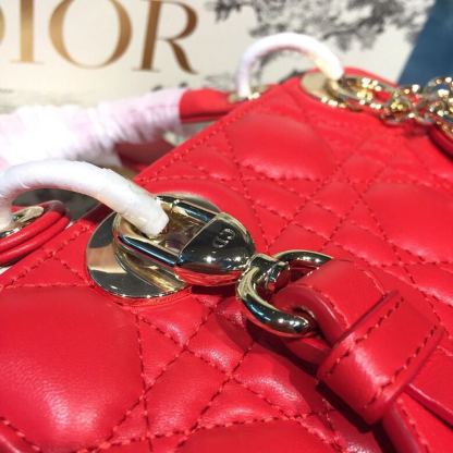 DI Small Lady My ABCBag Dusty Red Cannage For Women 20cm/8in CD
