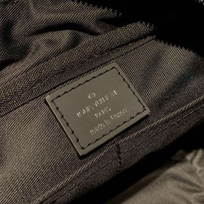 LV Bumbag Monogram Eclipse Canvas For Men, Belt Bags 11in/28cm LV M42906