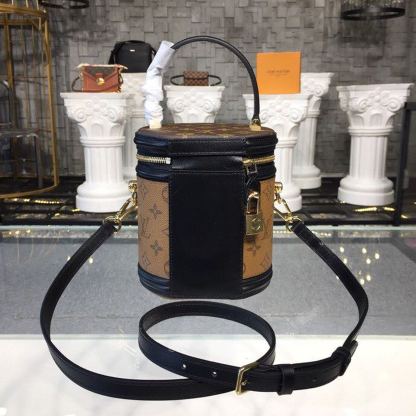 LV Cannes Monogram And Monogram Reverse Canvas By Nicolas Ghesquiere For Women, Women’s Handbags, Shoulder And Crossbody Bags 5.9in/15cm LV M43986