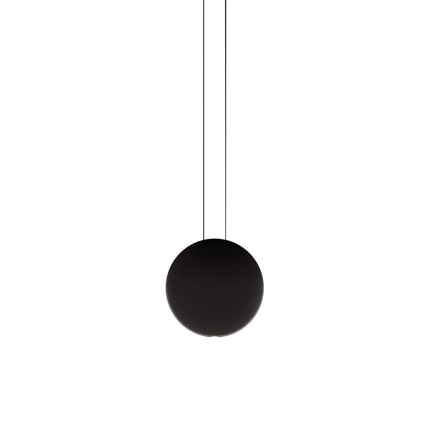 Zaid Ronde LED Suspension Noir Blanc Résine Métal Salon Chambre