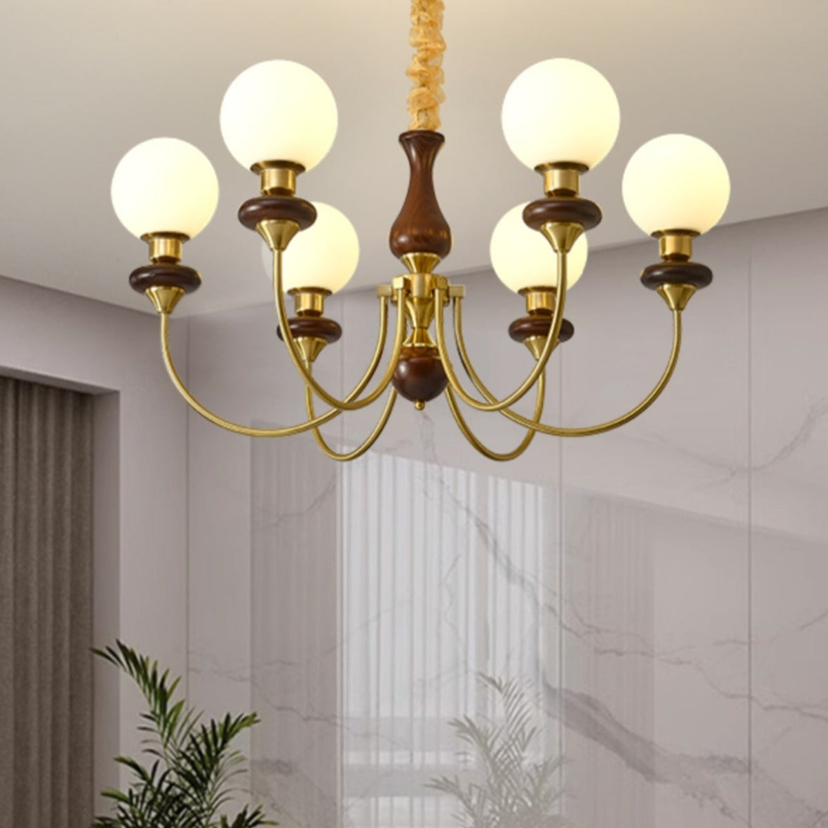 Silva Moderne Luxe Décoratif LED Lustre Or Métal Salle À Manger