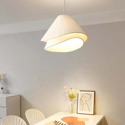 Renée Suspension Nuage Moderne, Metal/Tissu, Blanc, Chambre à Coucher