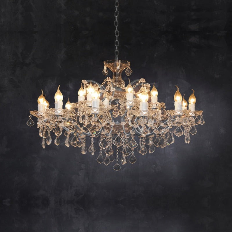 Silva Lustre décoratif Moderne, Métal/Cristal,  Rouille, Salon