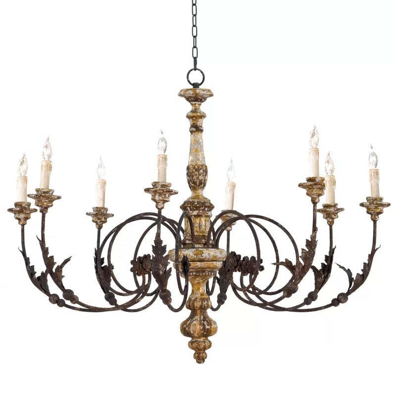 Silva Lustre Ondulé Vintage Design, Métal, Marron, Salon