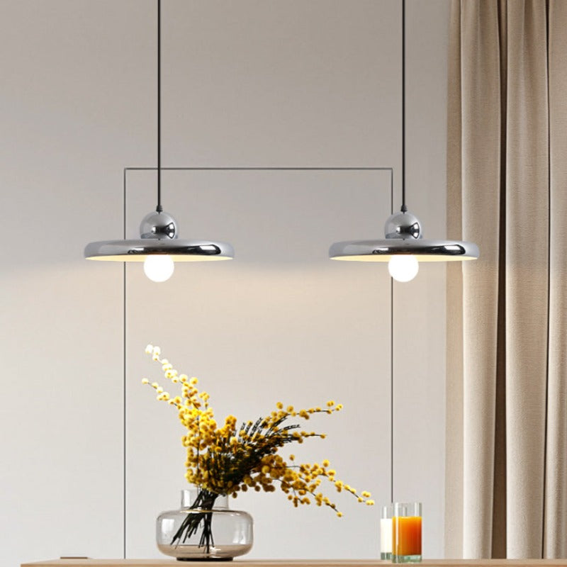 Leilani Moderne Décoratif LED Suspension Rose Métal Salon