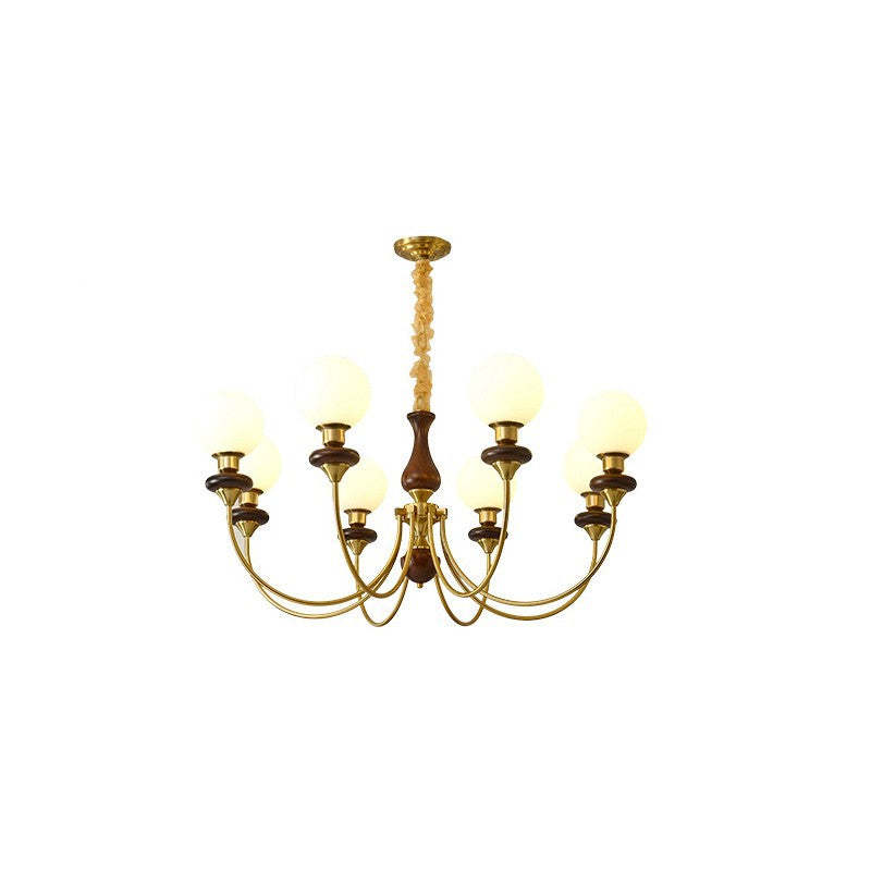 Silva Moderne Luxe Décoratif LED Lustre Or Métal Salle À Manger