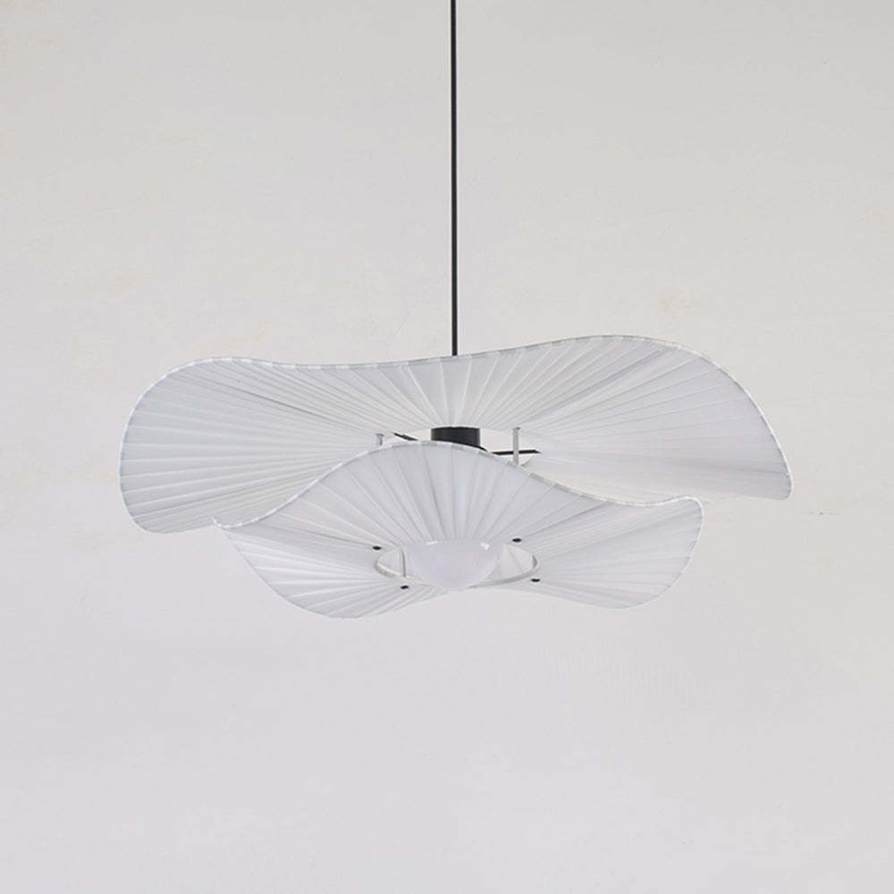 Renée Suspension Petale Retro, Metal/Tissu, Blanc, Chambre à Coucher