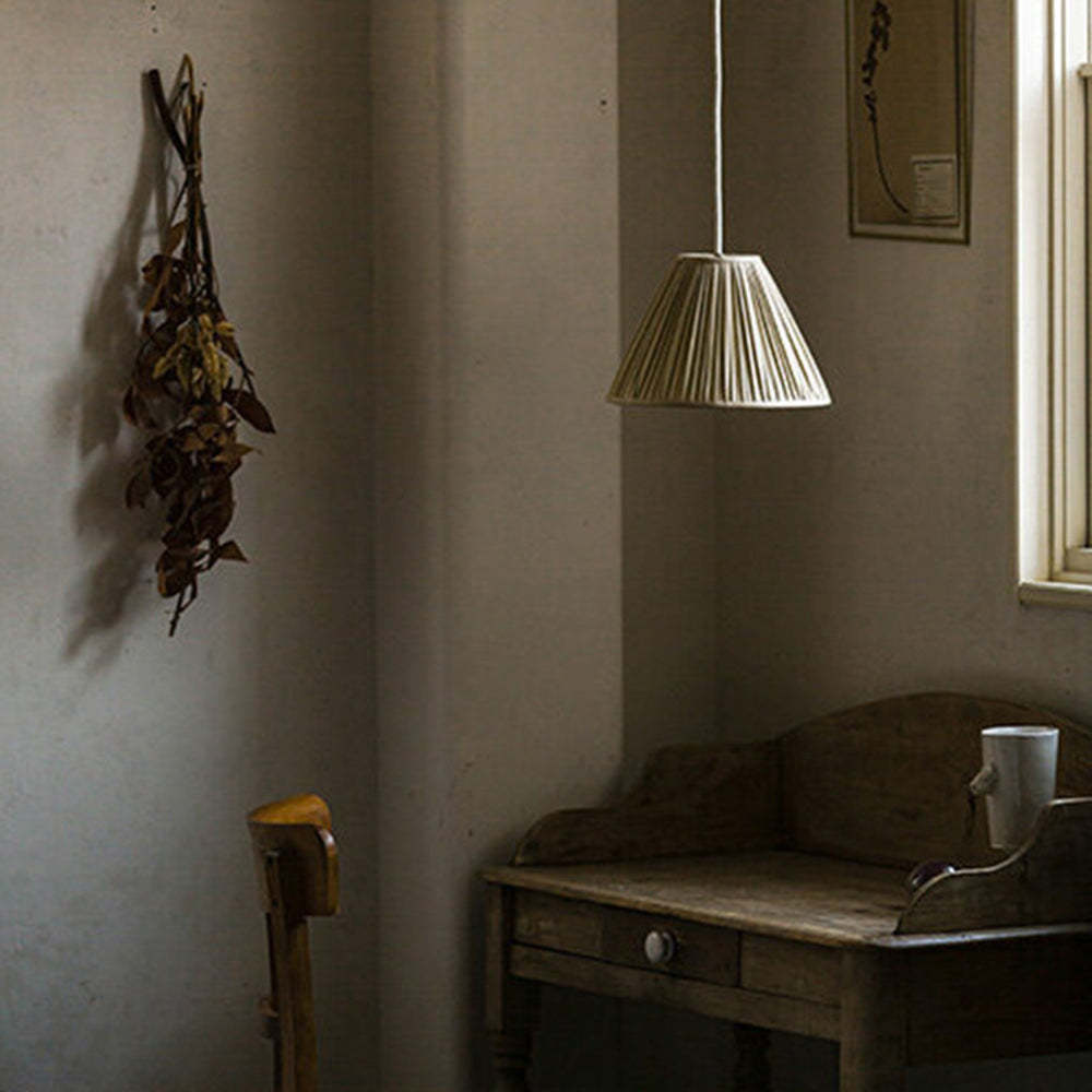 Renée Suspension Vintage, Métal/Tissu, Brun, Salon