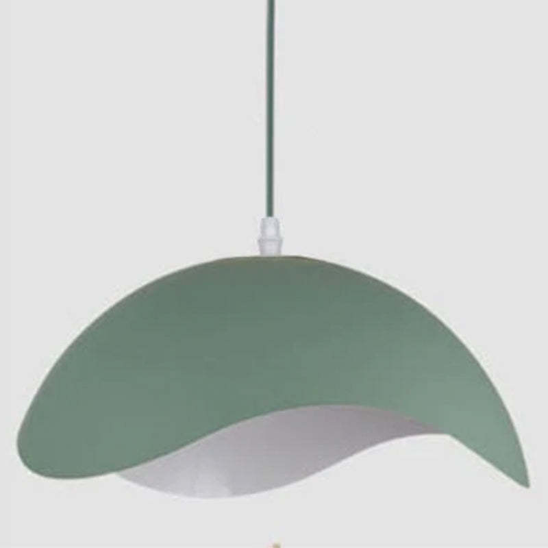 Suspensions Nordic Modern Wood Aluminium Macaron E27