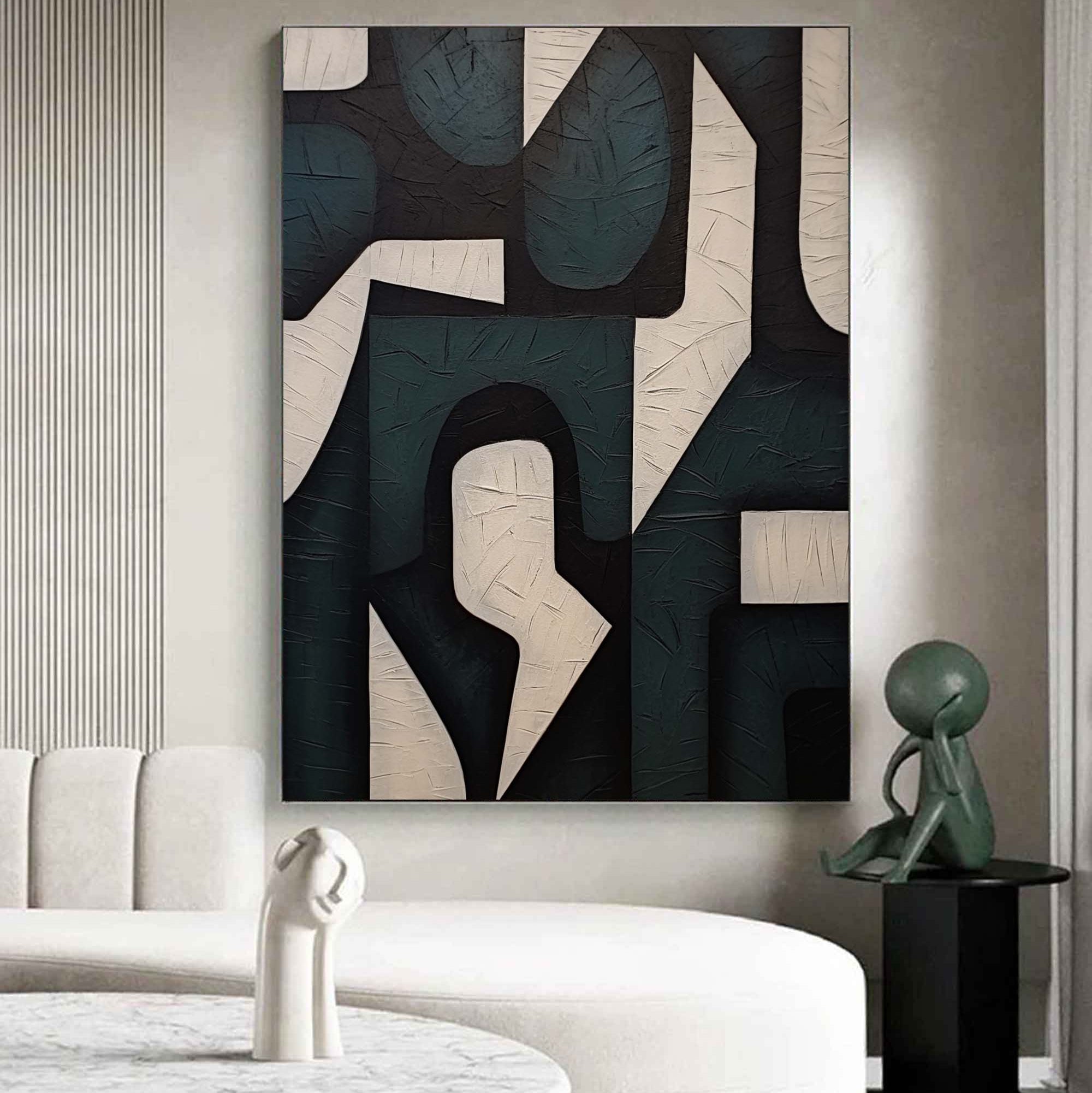 Wabi-Sabi Abstrait Art #MS096