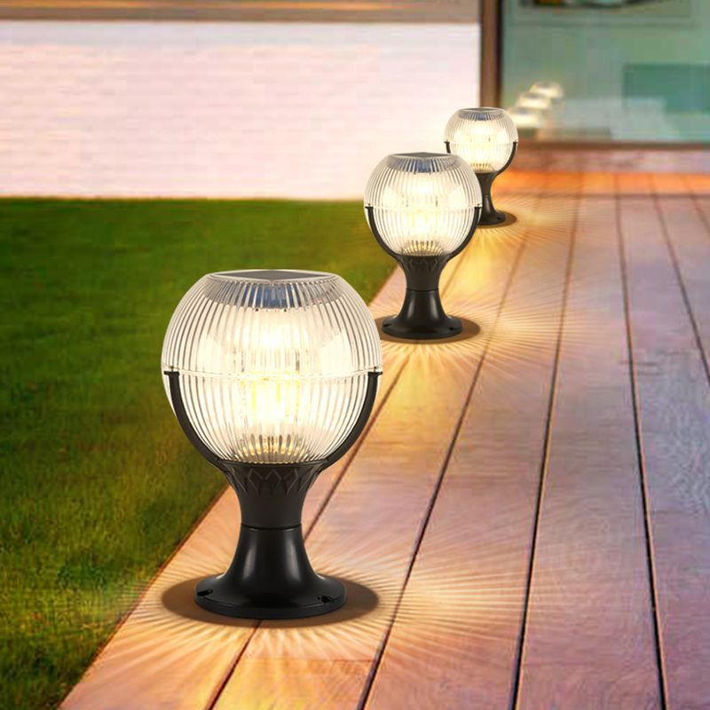 Hailie Lampe de Poteau Solaire, D 20/25/30CM