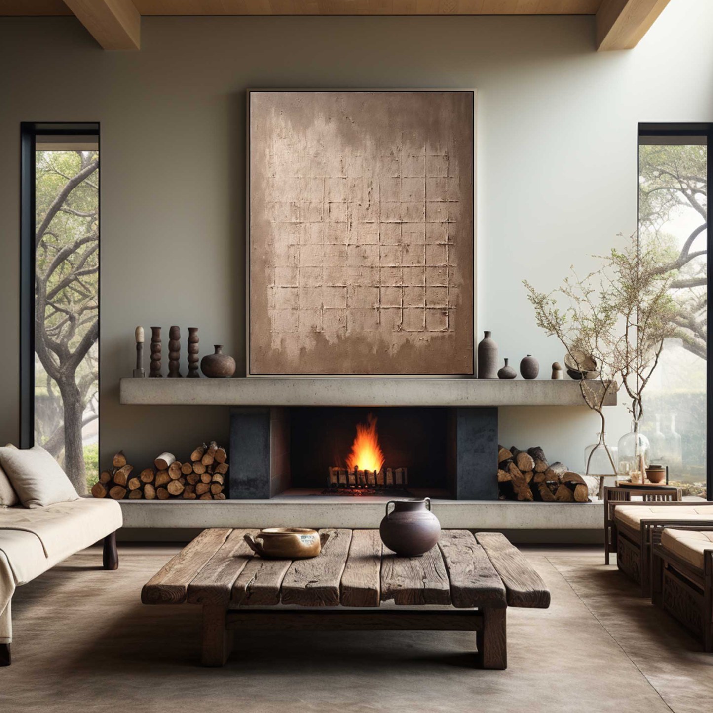 Wabi-Sabi Plâtre Art #MS044
