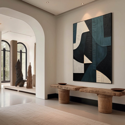 Wabi-Sabi Abstrait Art #MS066