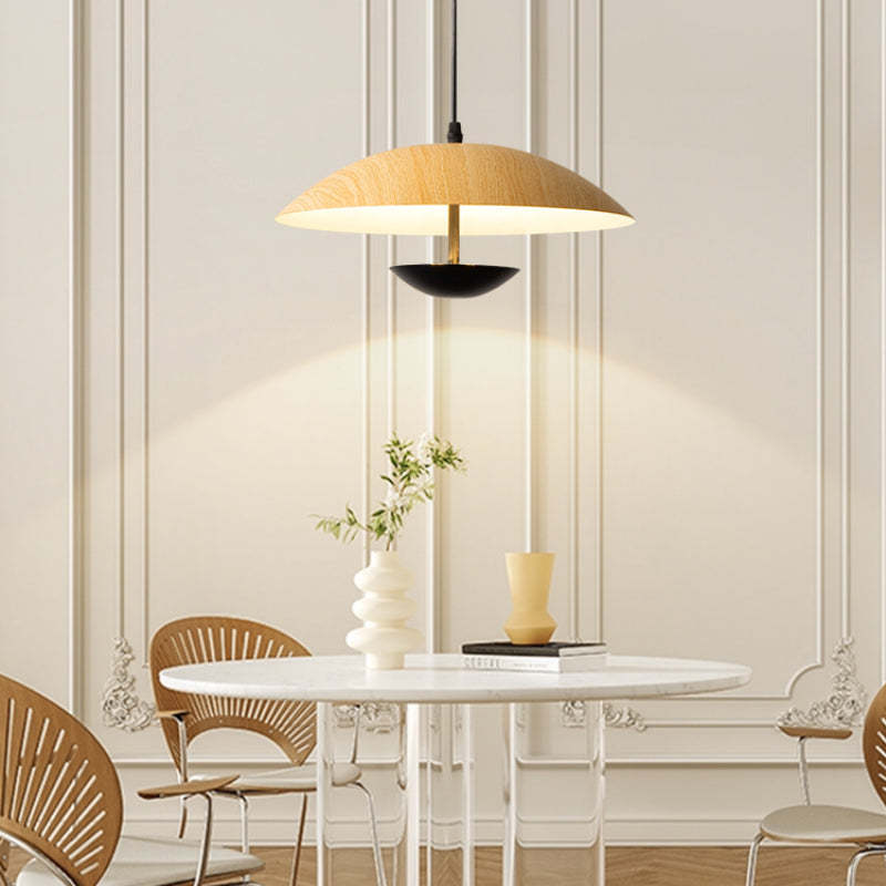 Morandi Moderne LED Suspension Blanc Bois Métal Salon Salle À Manger