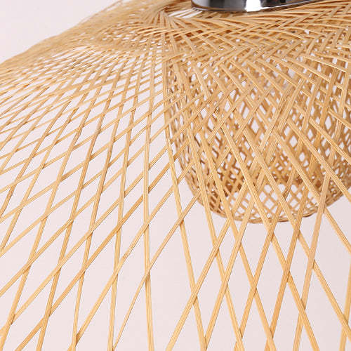 Rattan Weaving Cap Pendant Light