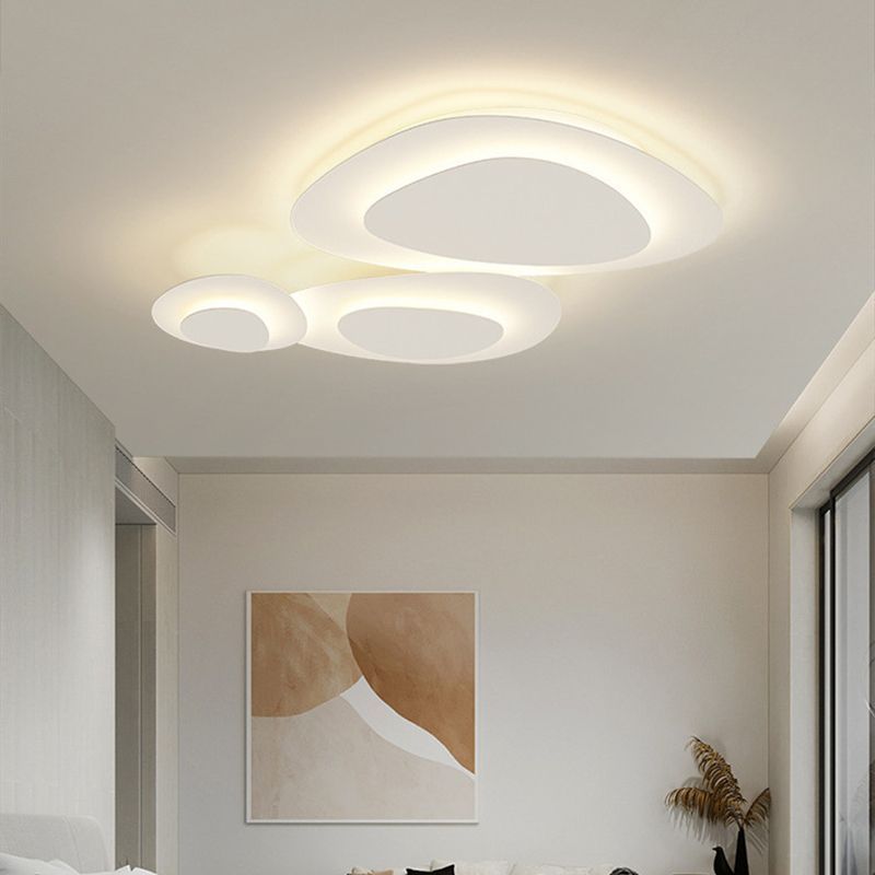 Plafonnier Nuage Moderne Métal Blanc Chambre/Salon | Las Sola